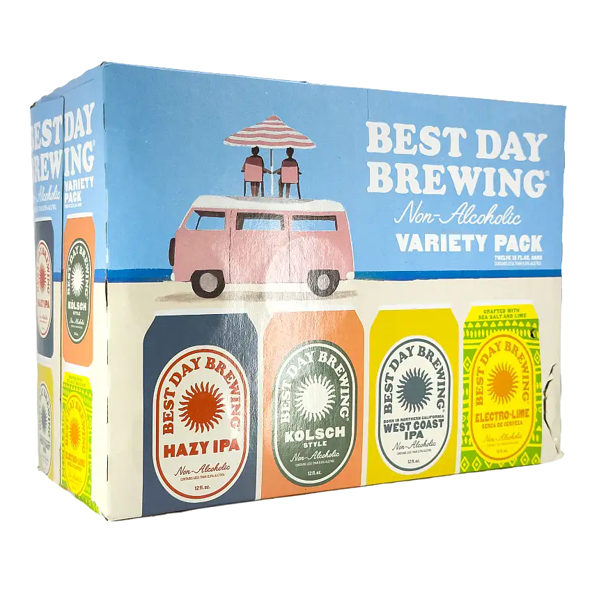Best Day Non-Alcoholic Craft Beer Variety Pack, California