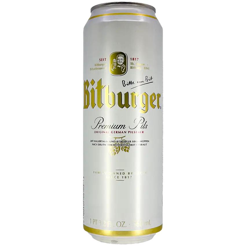 Bitburger Premium Pils Lager Beer, Germany