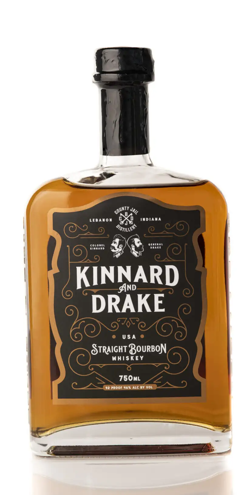 Boone County Jail Kinnard & Drake Straight Bourbon Whiskey 750ml