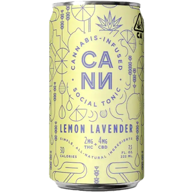 CANN 'Lo Boy' Lemon Lavender Cannabis Social Tonic, California