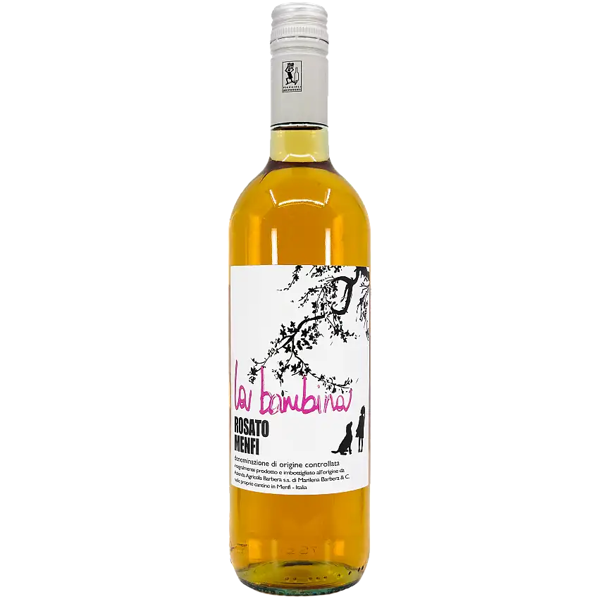 Cantine Barbera 'La Bambina' Menfi Rosato, Sicily, Italy
