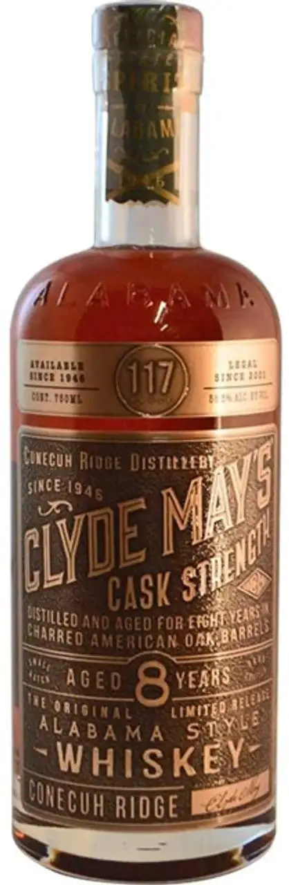 Conecuh Ridge Distillery Clyde May's Cask Strength Aged 8 Years Whiskey 750ml