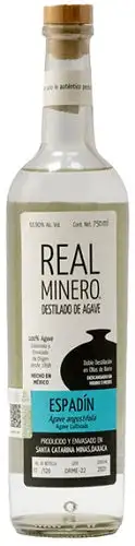 Real Minero Destilado De Agave Espadin Spirit