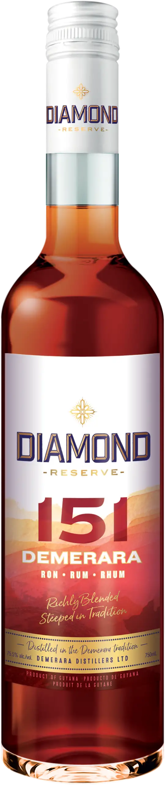 Diamond Reserve 151 Dark Rum 750ml