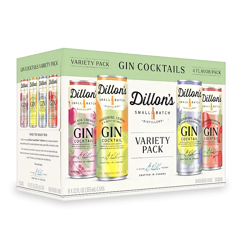 Dillon's Gin Cocktail Variety 8-Pack