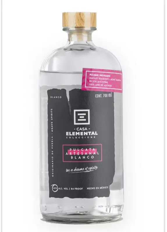 Distilled Pulque Pulcata Blanco Tequila 700ml