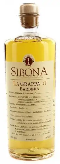 Distilleria Sibona Grappa Piedmont Barbera Spirit