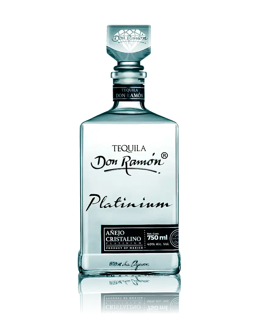Don Ramon Platinum Anejo Cristalino Tequila 750ml