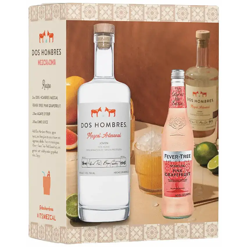 Dos Hombres Mezcal Artesanal Joven Espadin W Fever Tree Classic Margarita 750ml