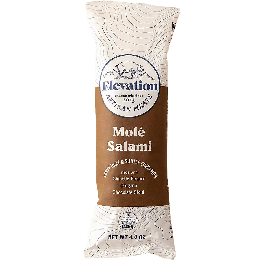 Elevation Meats Mole Salami, Colorado