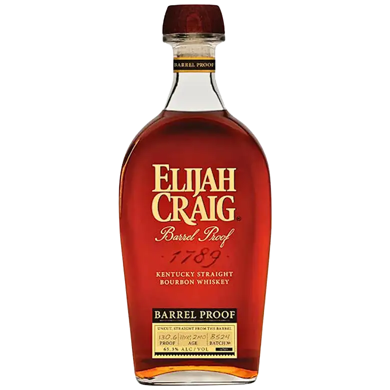 Elijah Craig 12 Year Old Single Barrel 130.6 Proof Bourbon Whiskey, Kentucky