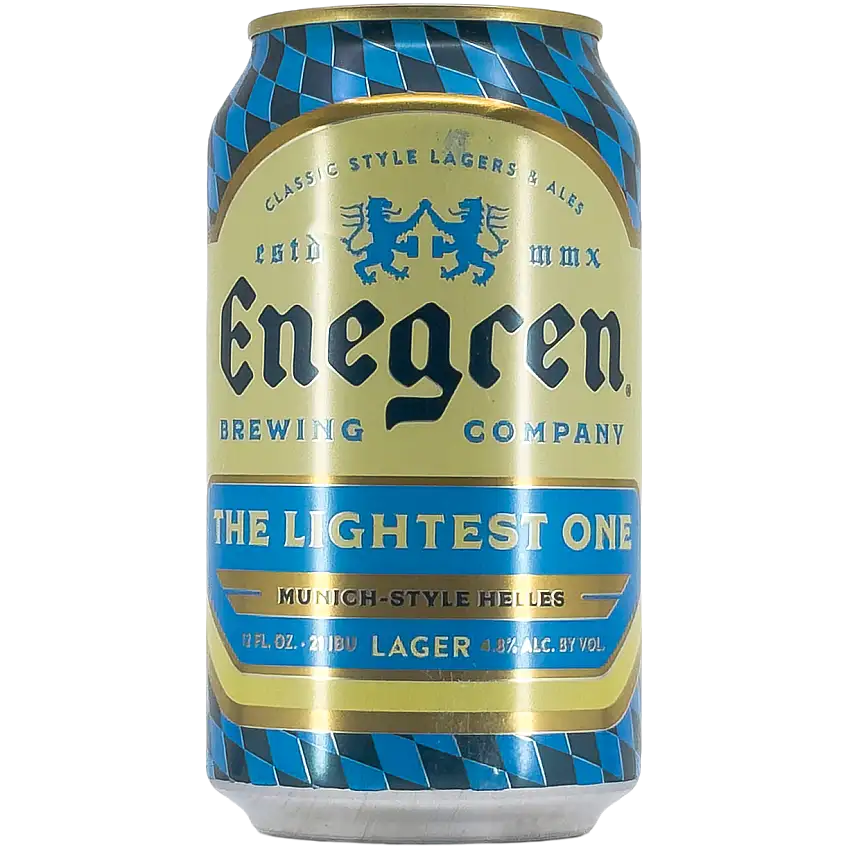 Enegren Brewing Co. 'The Lightest One' Helles Lager Beer, California, USA