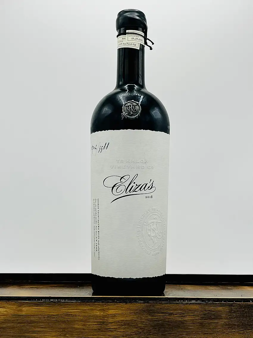 To Kalon Vineyard Company 'Eliza's Red Blend' Oakville, 2018