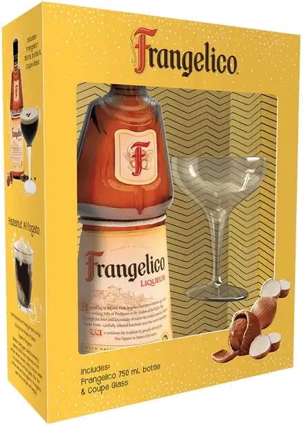 Frangelico Liqueur with Martini Glass 750ml