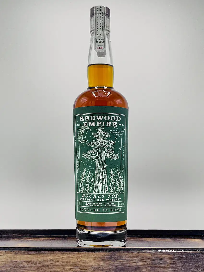 Redwood Empire Rocket Top Bottled in Bond Rye Whiskey