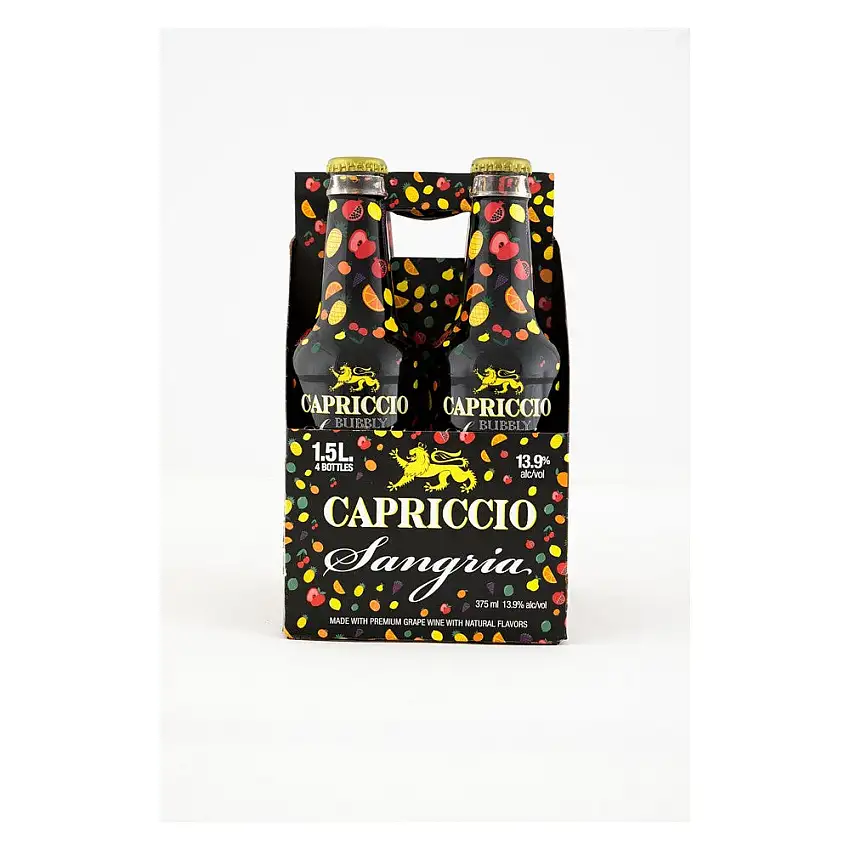Capriccio Bubbly Red Sangria 4pk of 355mL
