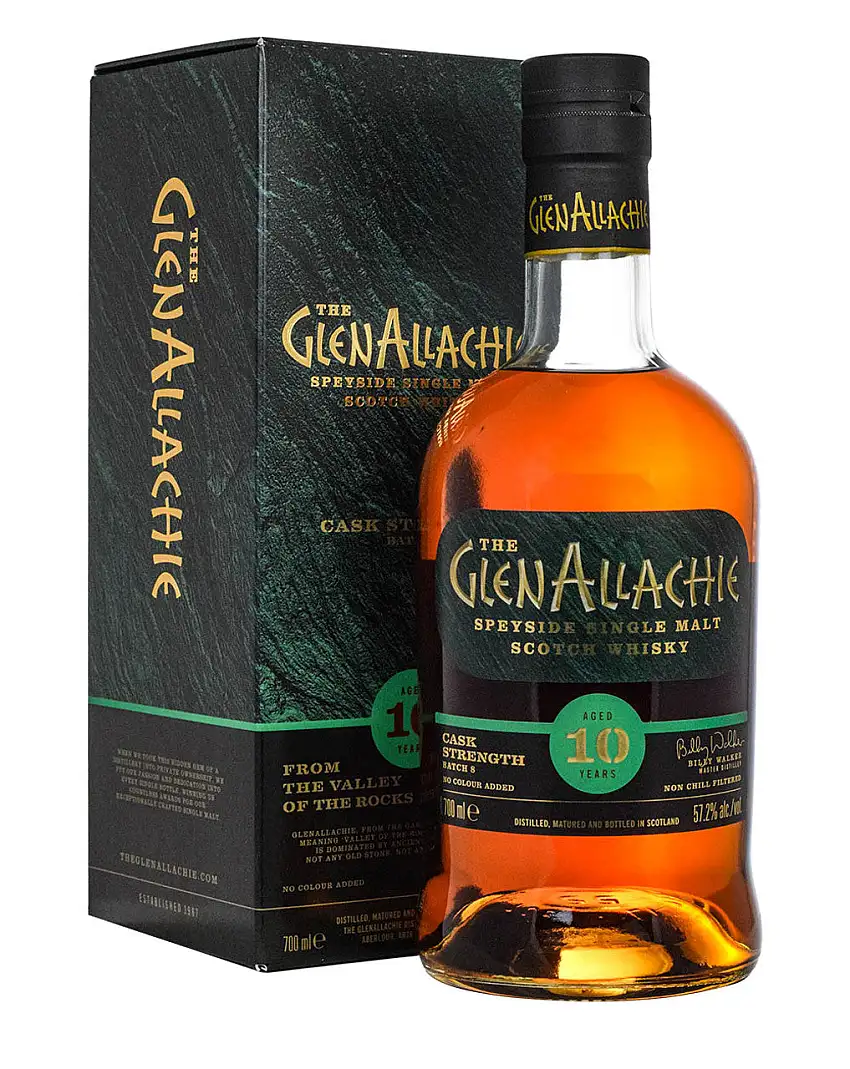GlenAllachie 10 Year Old Cask Strength Batch #8 Single Malt Scotch Whisky 750ml