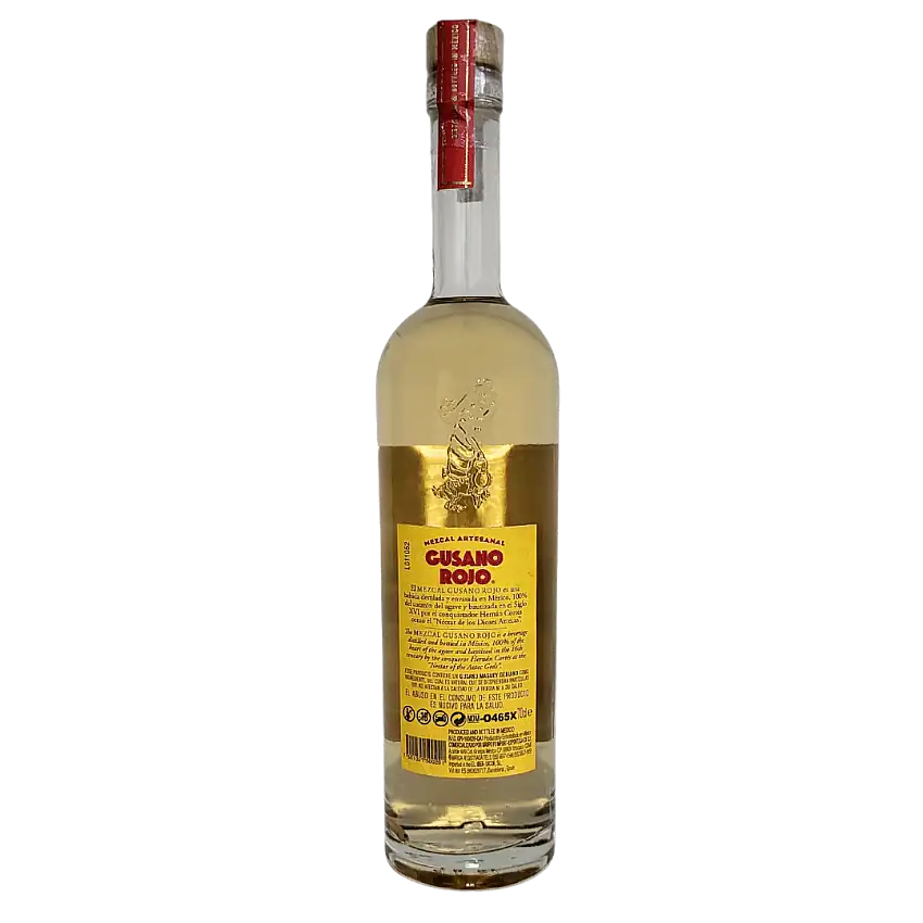 Gusano Rojo with worm Mezcal 750ml