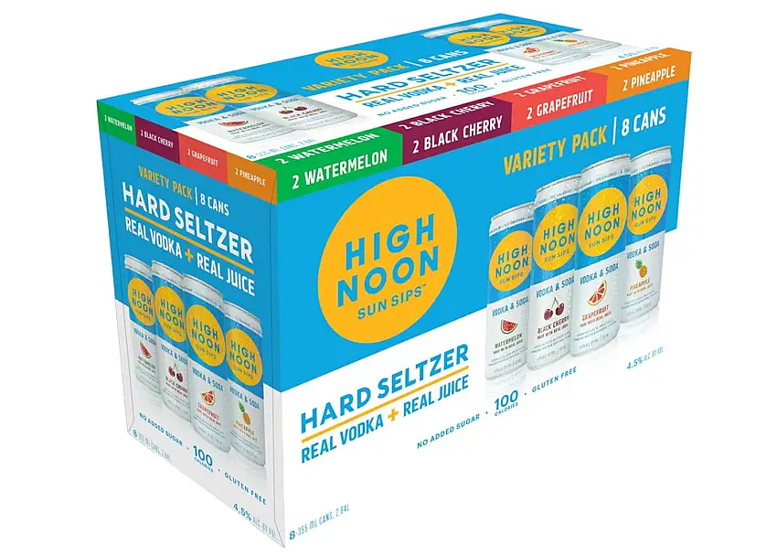 High Noon Hard Seltzer Variety 8-Pack Can