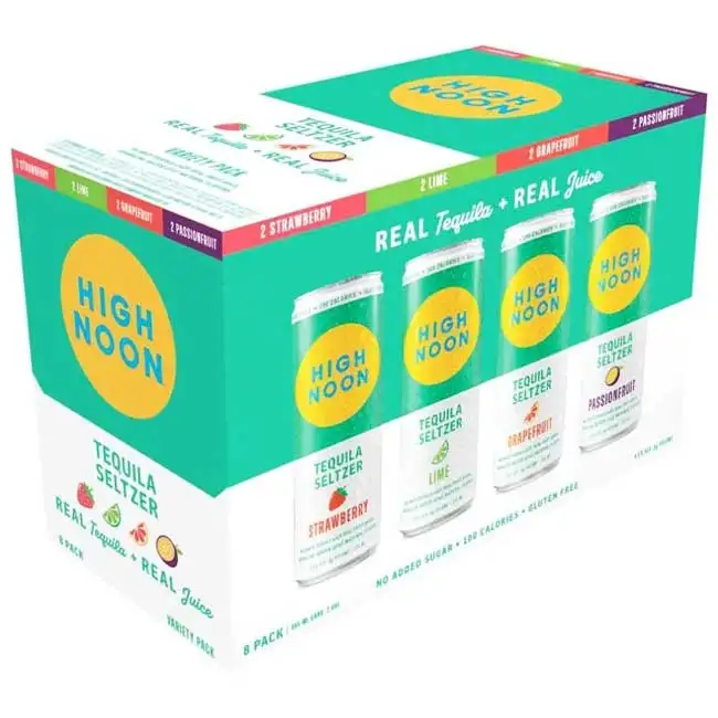 High Noon Sun Sips Tequila Seltzer Variety 8-Pack Can