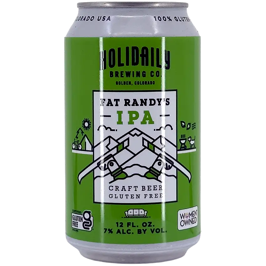 Holidaily Brewing Co. Fat Randy's IPA Beer, Colorado
