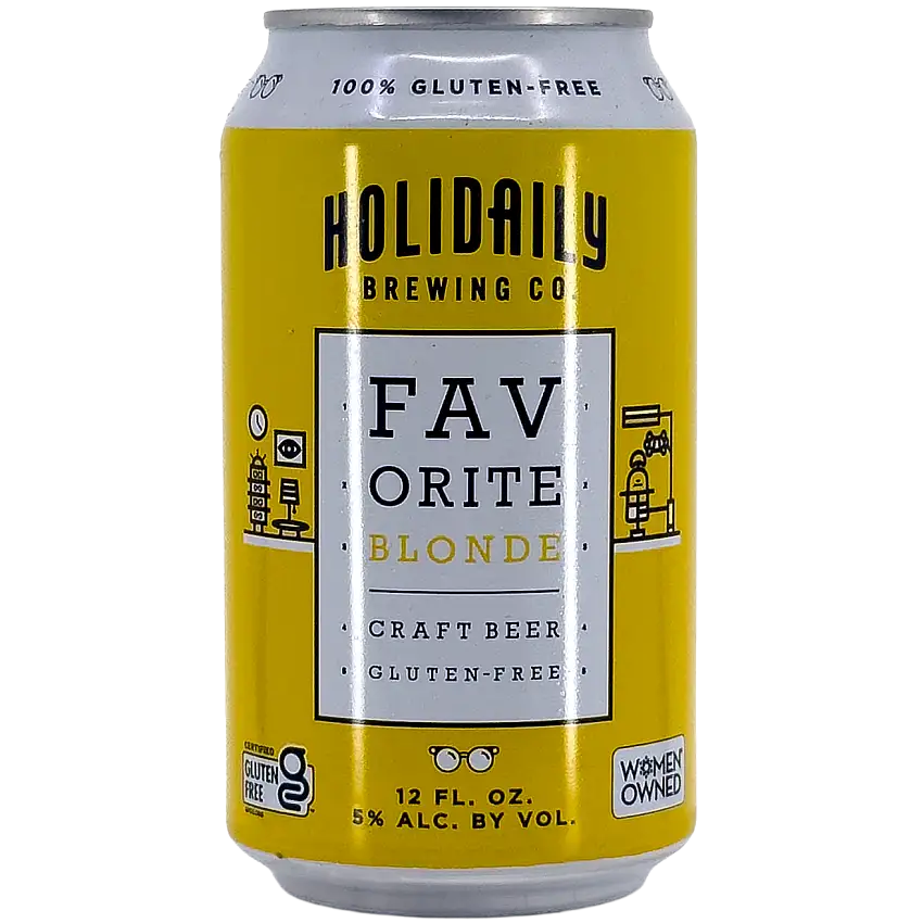 Holidaily Brewing Co. Favorite Blonde Beer, Colorado, USA