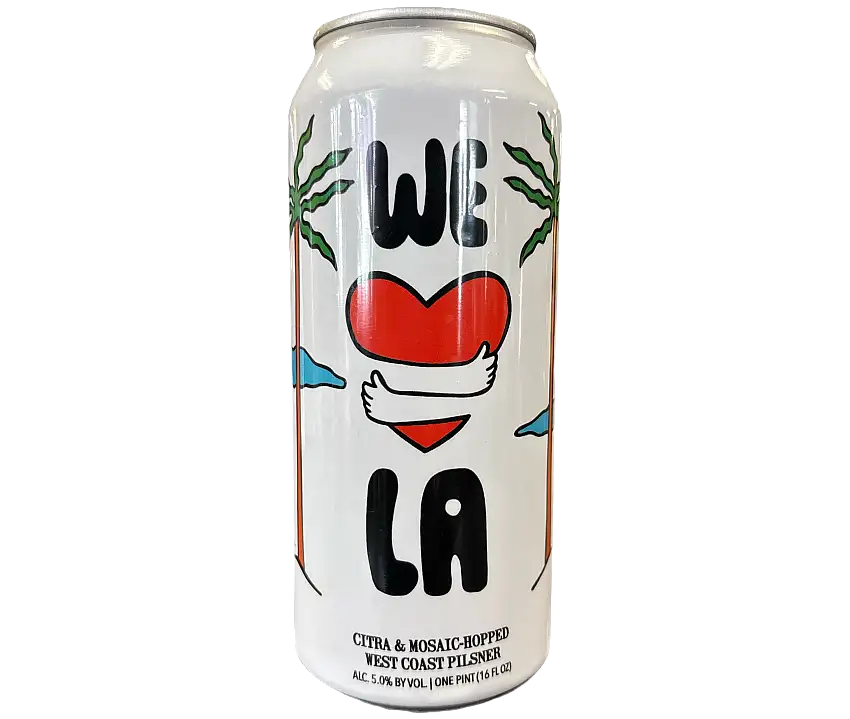 Hop Butcher For The World 'We Love LA' Pilsner Beer, Illinois
