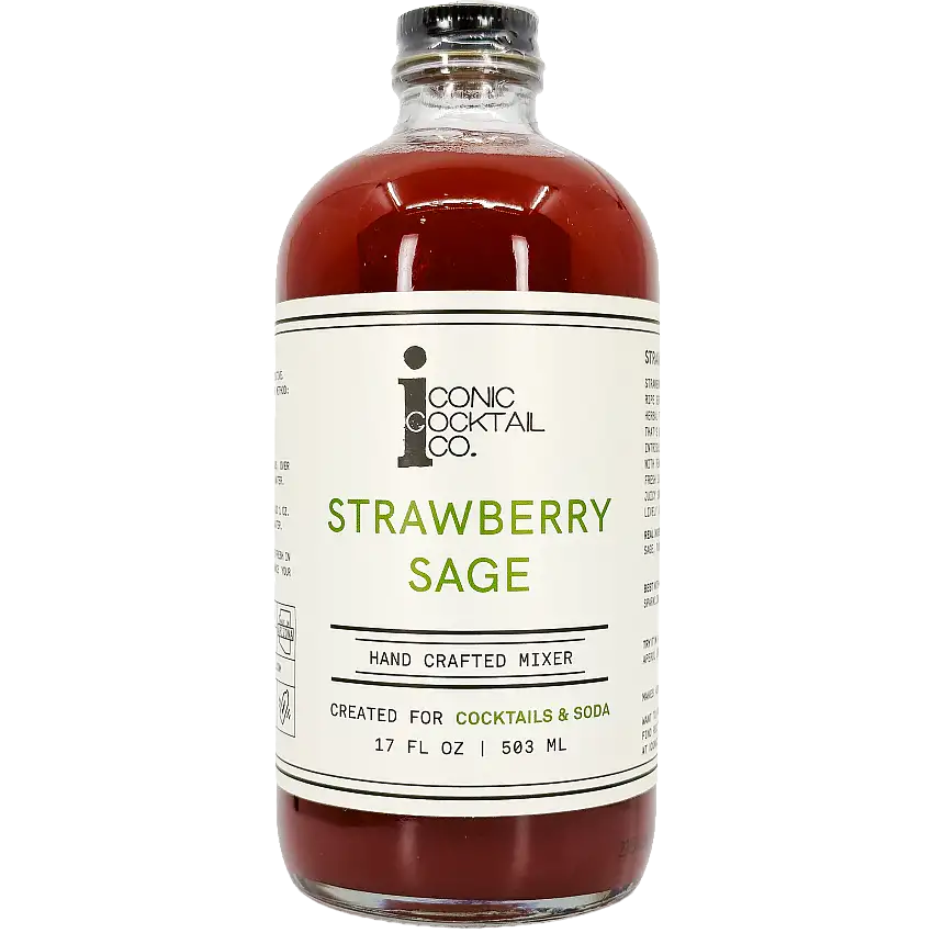 Iconic Cocktail Co. Strawberry Sage Cocktail Mixer