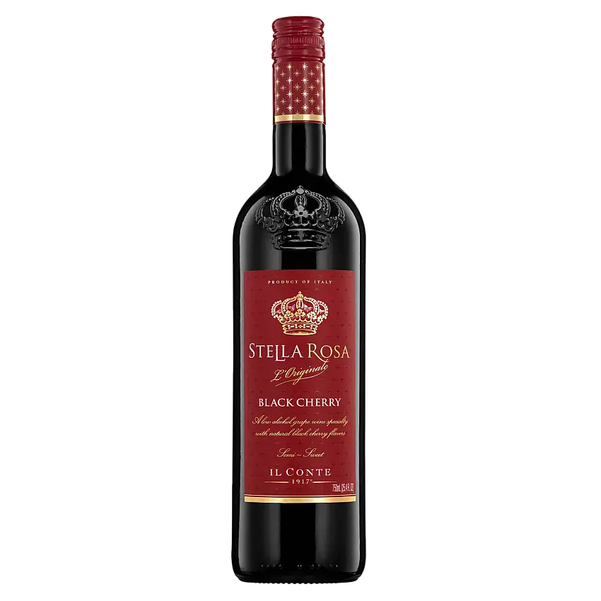 Il Conte Stella Rosa Black Cherry Semi-Sweet 750ml