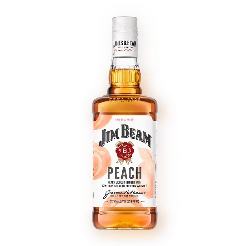 Jim Beam Peach Whiskey Liqueur 750ml