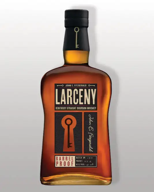 John E. Fitzgerald Larceny Barrel Proof C921 Kentucky Straight Very Small Batch Bourbon Whiskey 750ml