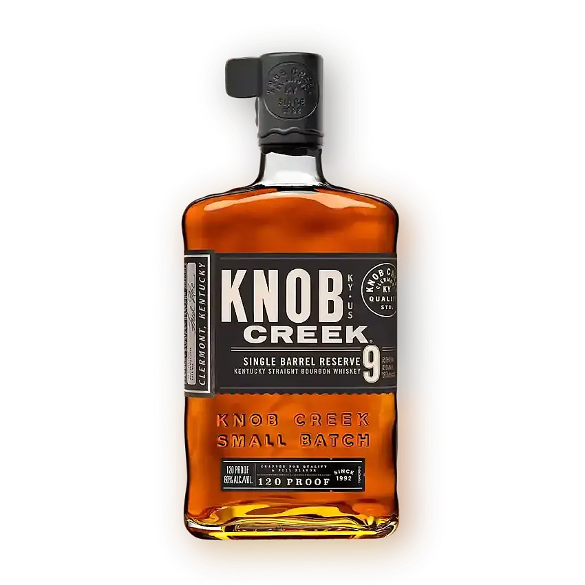 Knob Creek Single Barrel Reserve 9 Year Old Straight Bourbon Whiskey 750ml