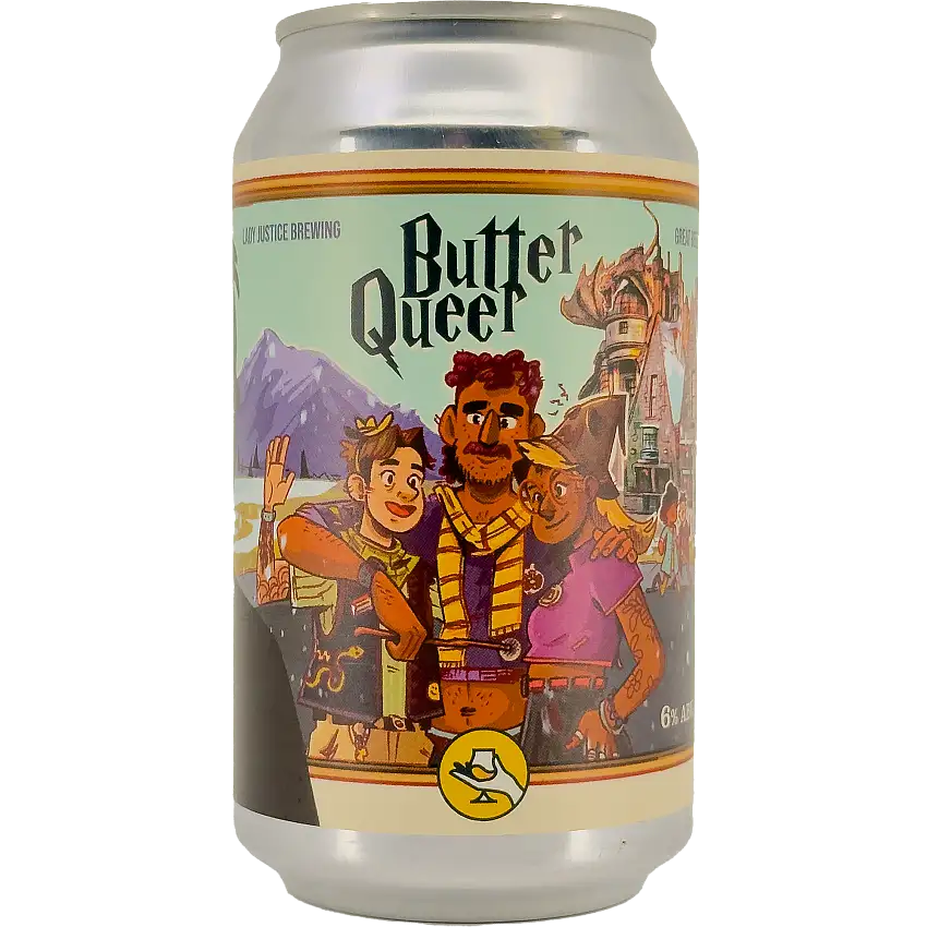 Lady Justice Brewing 'Butter Queer' Porter Beer, Colorado