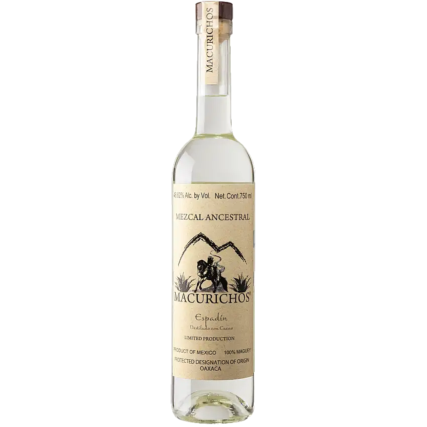 Macurichos Espadin Destilado con Cacao Mezcal, Oaxaca, Mexico