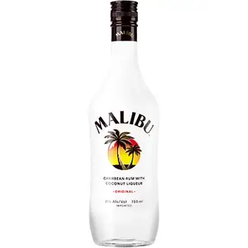 Malibu Barbados Rum with Coconut Flavor 750ml