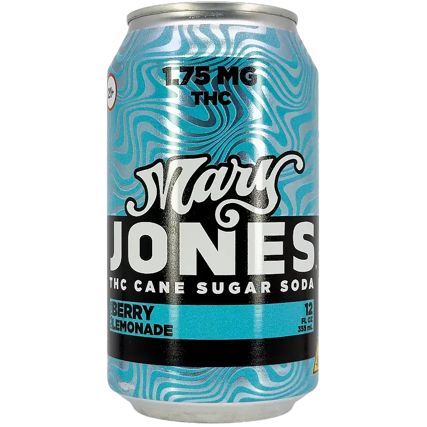 Mary Jones Berry Lemonade Hemp Infused Soda, Michigan