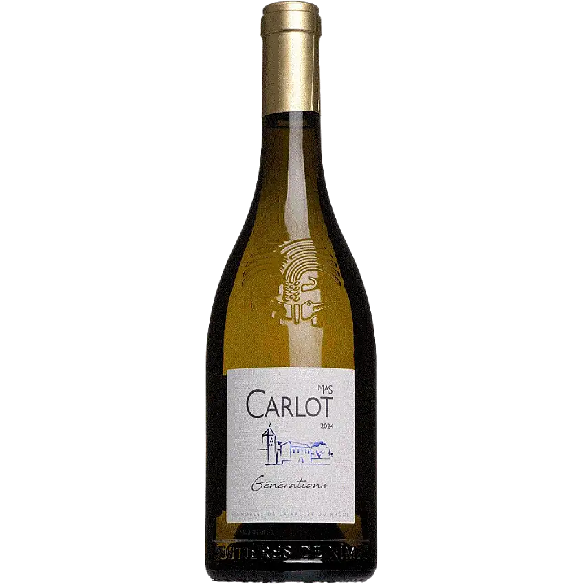 Mas Carlot 'Generations' Costieres de Nimes Blanc, Rhone, France