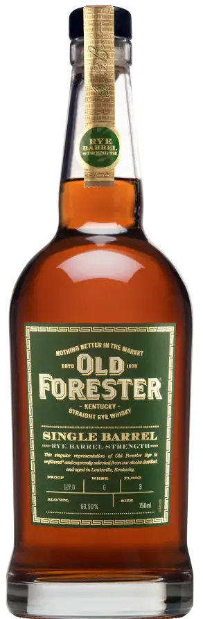 Old Forester Single Barrel Rye Whisky Whiskey