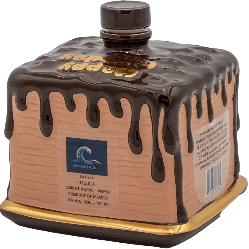 Oceano Azul Fudge Square Cake Anejo Tequila 750ml
