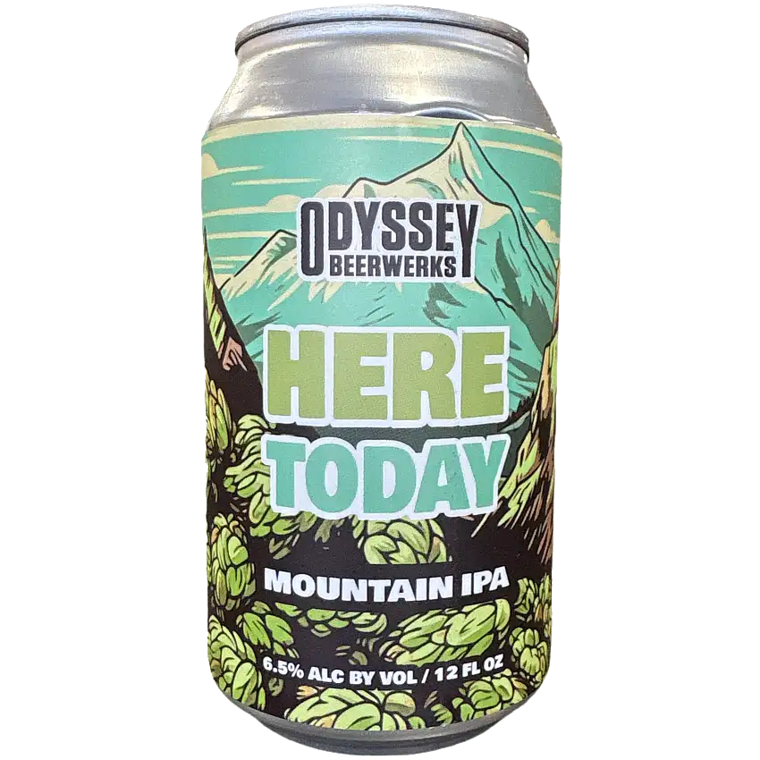 Odyssey Beerwerks 'Here Today' Mountain IPA Beer, Colorado