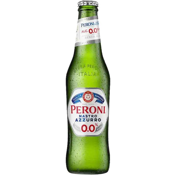 Peroni Nastro Azzurro 0.0% Beer, Italy