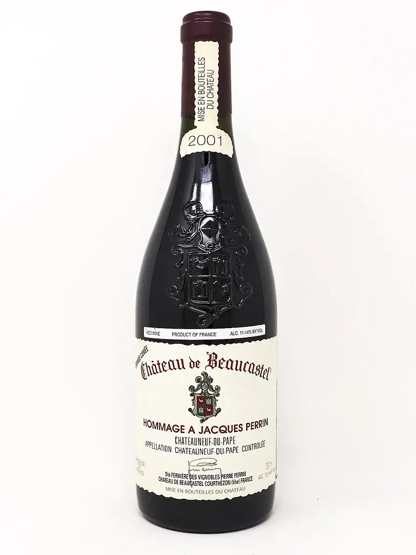 2001 Chateau de Beaucastel Hommage a Jacques Perrin, Chateauneuf du Pape