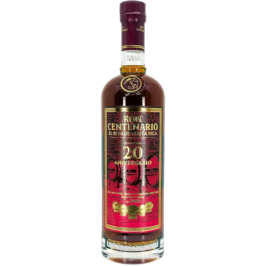 Ron Centenario Fundacion XX 20 Aniversario Rum Costa Rica