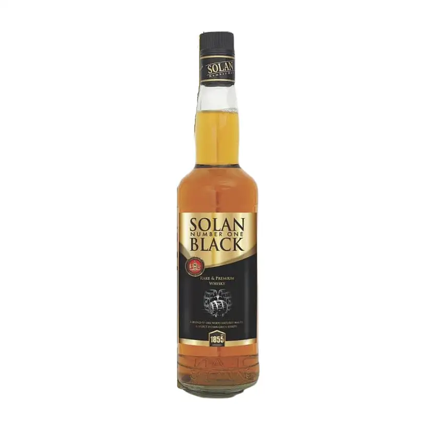 Solan Number One Black Rare and Premium Whisky Whiskey