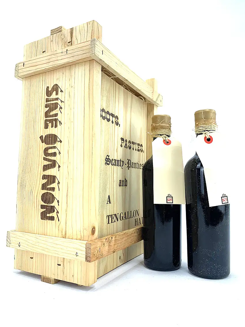 2003 Sine Qua Non, SQN, Boots Pasties Scanty Panties and a Ten Gallon Hat, California, Case of 2 H/Btl