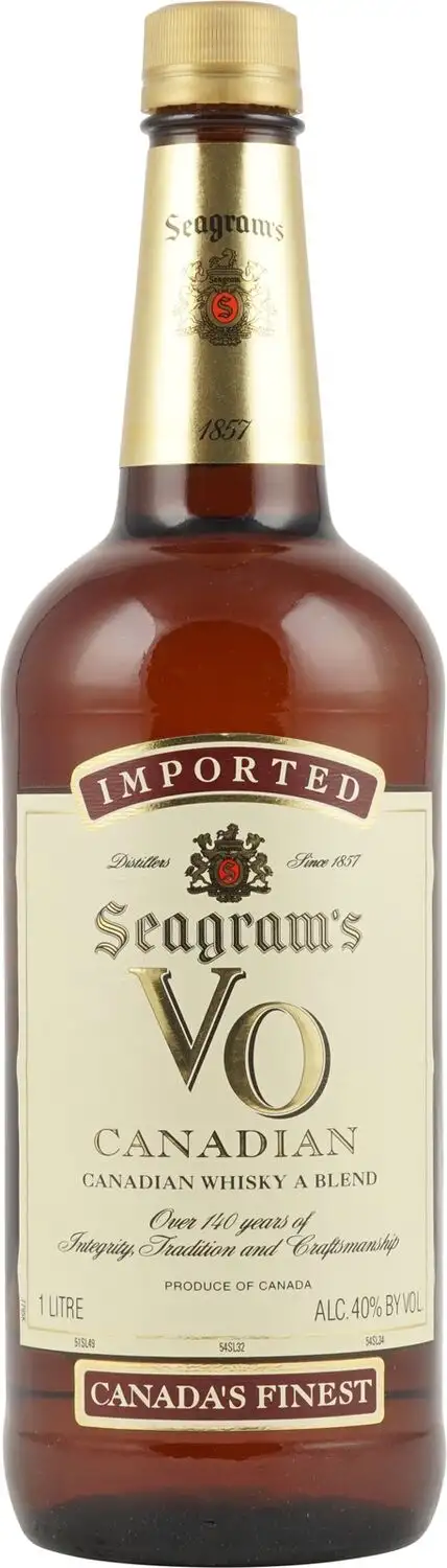Seagram s V O Canadian Whisky Whiskey