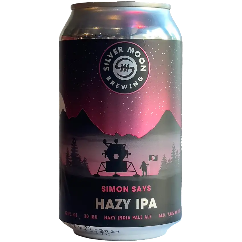 Silver Moon Brewing 'Simon Says' Hazy IPA, Oregon