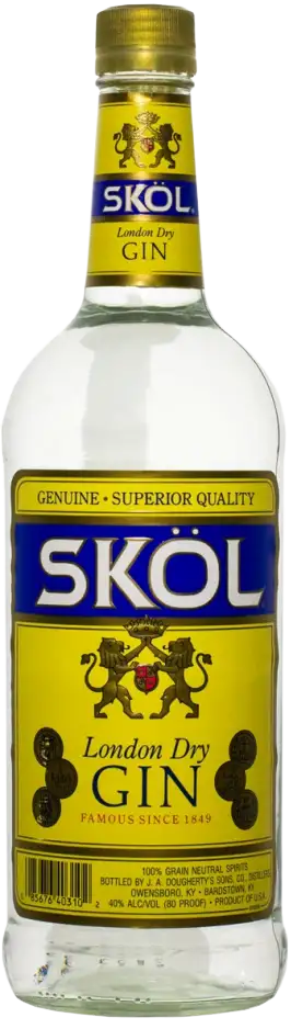 Skol London Dry Gin 750ml