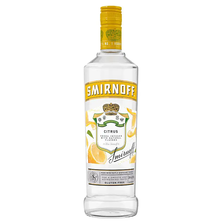 Smirnoff Twist of Citrus Flavored Vodka 750ml
