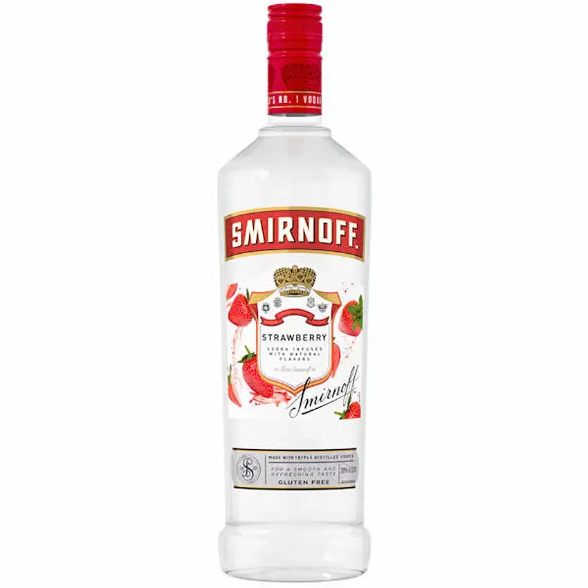Smirnoff Twist of Strawberry Flavored Vodka 750ml